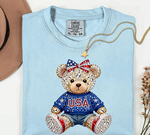 America Bear  Tees